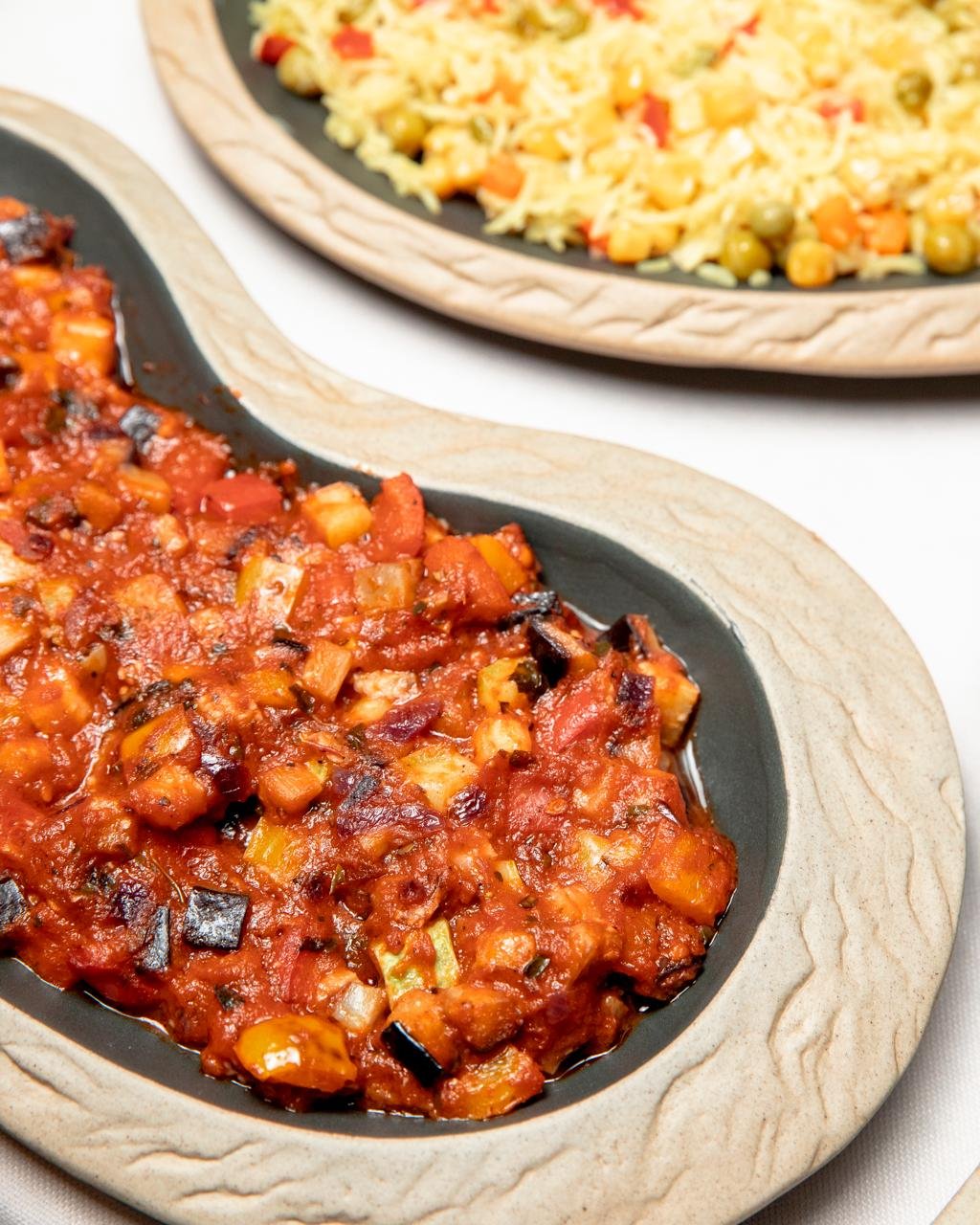 BlackSpice Vegetable stew plate